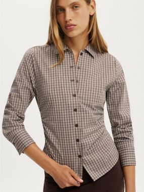 Cotton On Peyton Gathered Long Sleeve Shirt